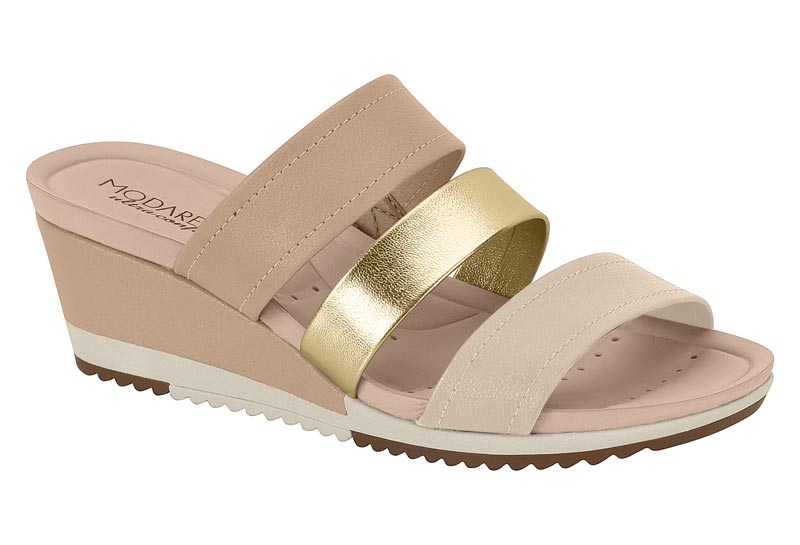 Sandalia Estilo con Plataforma Anabela -  Modare