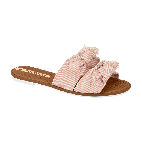 Sandalia Floral con Doble Tira - Moleca